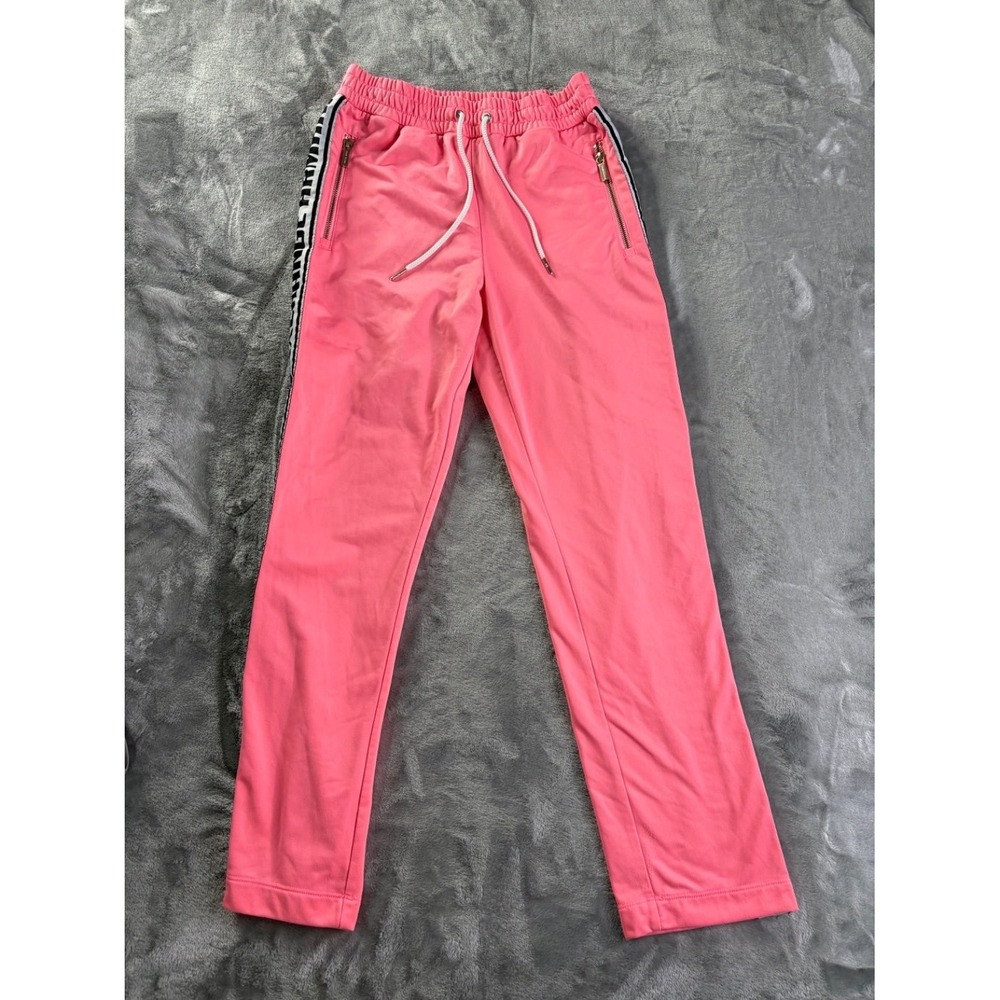 Armani‎ Exchange A|X Logo Side Stripe Track Pants Women's Size S Pink Polyester